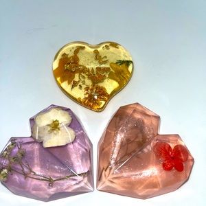 Flower Infused Paperweights